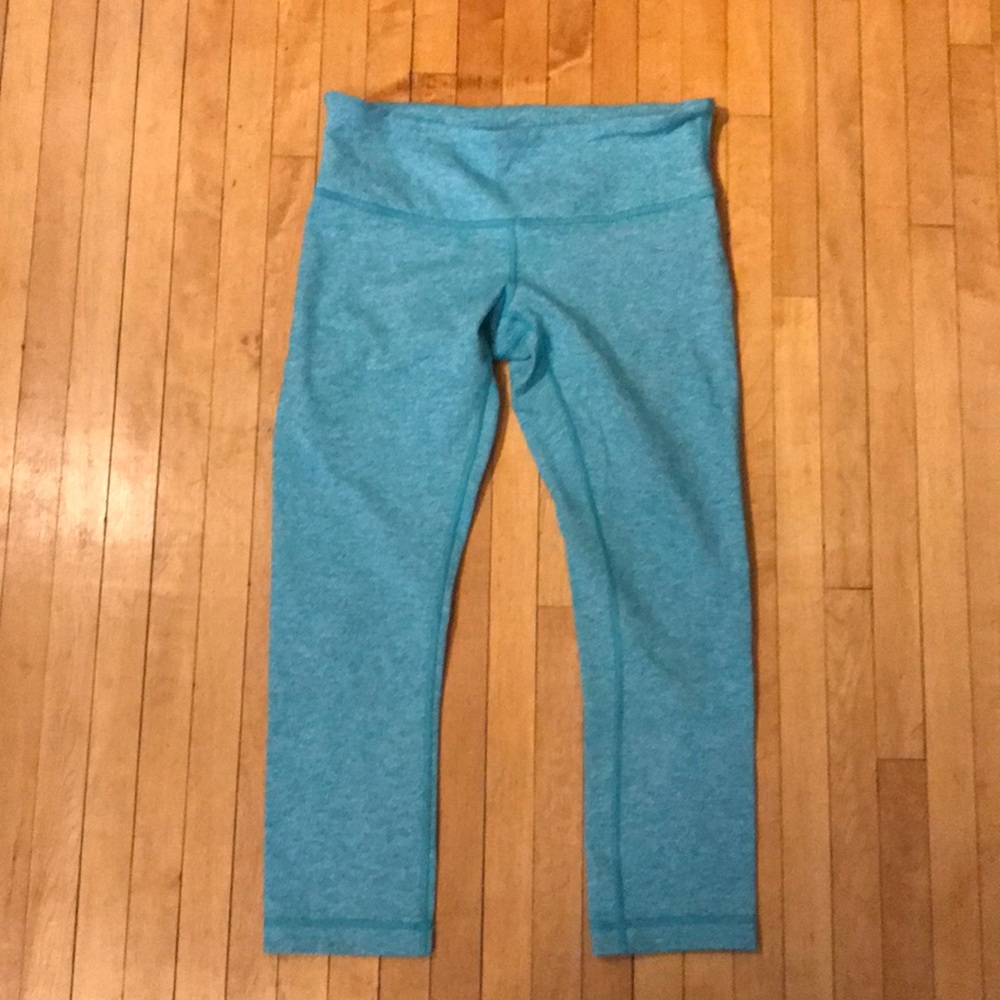 Blue Lululemon Crops